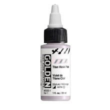 High Flow Acrylics GOLDEN, Titan Violet Pale, 1 fl. oz., Επαγγελματική Ακρυλική Τέχνη