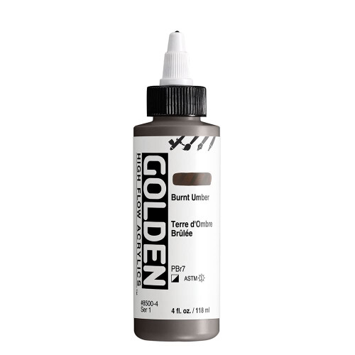 Ακρυλικά Χρώματα GOLDEN, Κάστανο, 4 fl. oz., Επαγγελματική Ακρυλική Πάστα