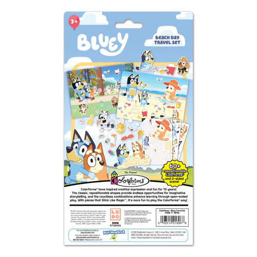 Colorforms Travel Set - Repositionable Pieces Stick Like Magic - Scene 2