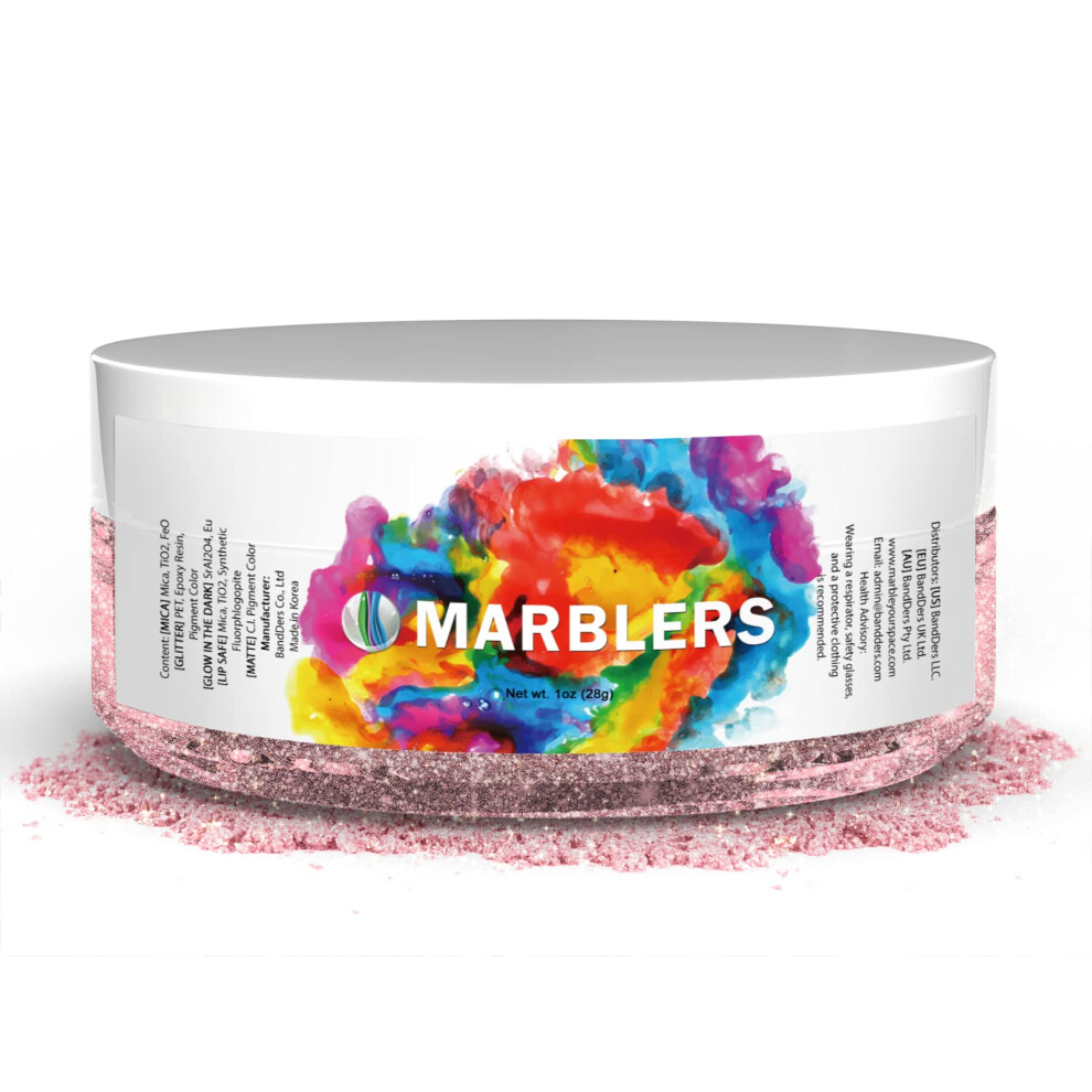 Marmoleros Marblers Cosmetic Grade Mica Powder [Peony Pearl] 1Oz (28G) | Pearlesc