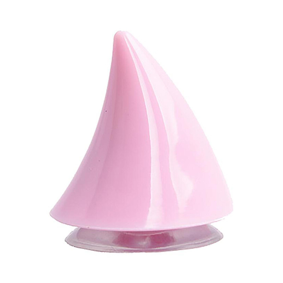 (Pink) Farfi 1Pc Motorcycle Helmet Abs Suction Cup Ox Horn Decoration Headwear Accessory Pink