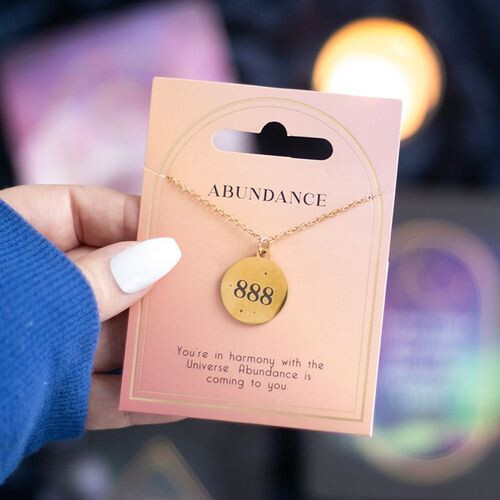 (Angel Number 888) ANGEL NUMBER ALIGNMENT NECKLACE