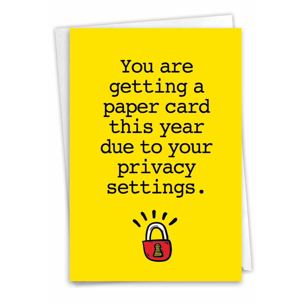 Biglietto Di Auguri Di Compleanno Umoristico Nobleworks Con Busta Da 5 X 7 Pollici (1-image