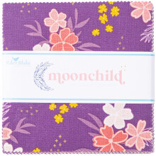 Carrés de courtepointe en tissu prédécoupés Moonchild Riley Blake Stacker 42 de 5 pouces