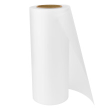 Rollo de pel   cula de transferencia DTF de 13"" x 328 pies, doble cara, transparente brillante, pretratado
