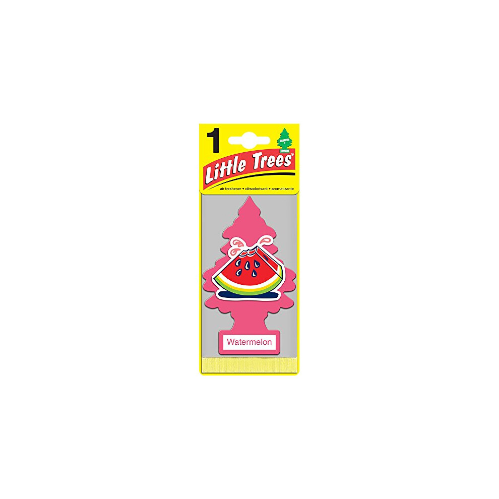 Little Trees Car Air Freshener | Hanging Paper Tree For Home Or Car | Watermelon 076171103208