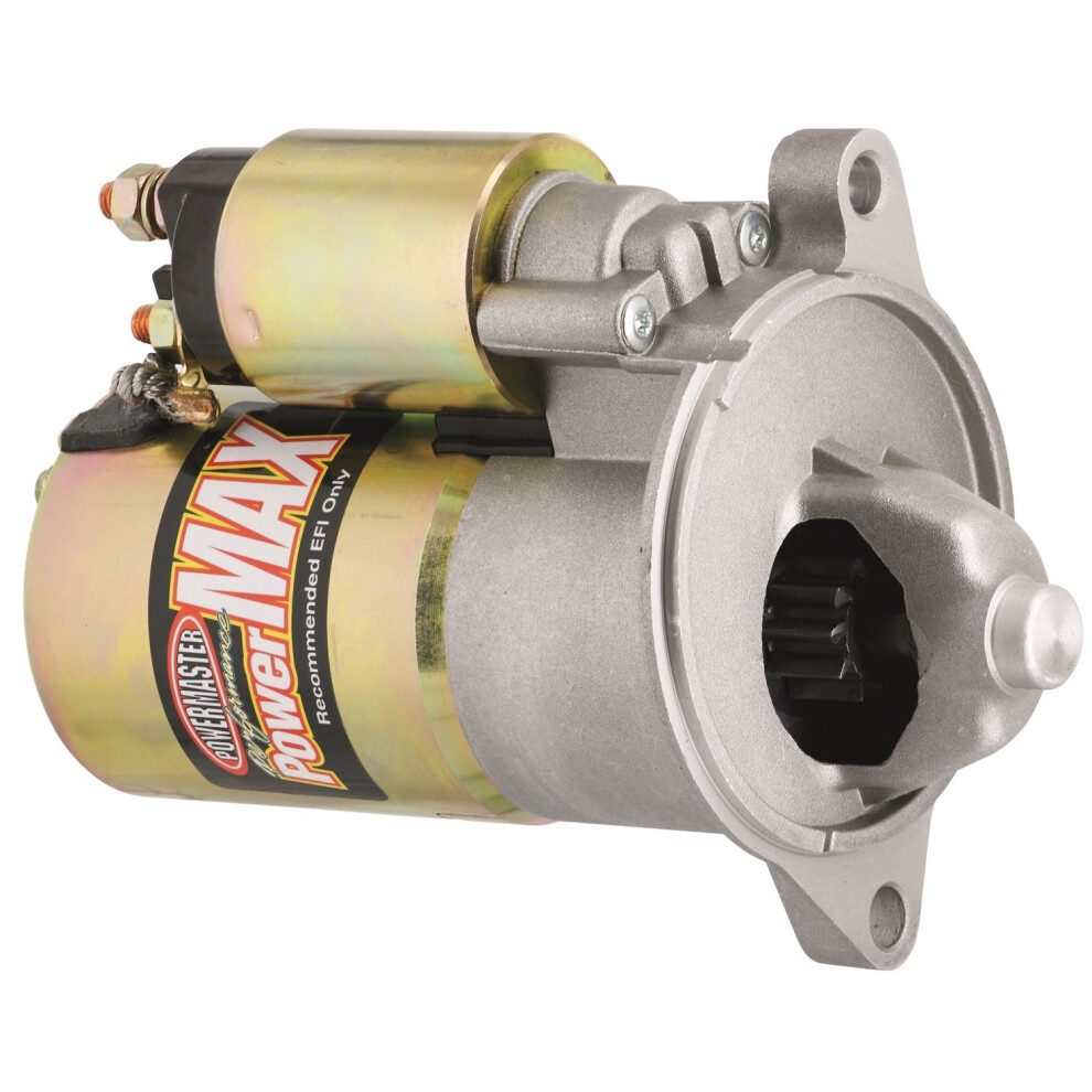 Powermaster 9172 Powermax Starter; Standard; 160 Ft./Lb. Torque; 4.4-1 Gear Reduction; 2 Mounting Holes; 3/8In. Offset; 692209001416