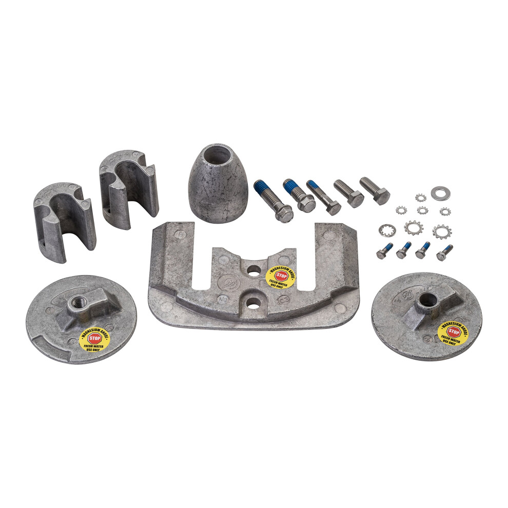 Quicksilver 888760Q04 Magnesium Anode Kit For Mercruiser Bravo Iii Drives 745061588462