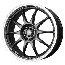 Cerchi/ruote Enkei J10 16x7 (nero opaco con bordo lavorato) 5x100/114,3 (