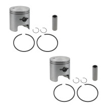 SPI, 09-692N, 2 Standard Bore Kolvkit för Arctic Cat många 1976-2000 340 F/C Sledar 60mm