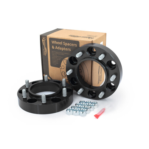 Spidertrax WHS007 Schwarzes Spurverbreiterung-Kit