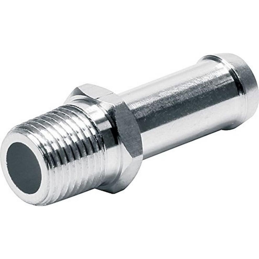Allstar Performance All99312 Radiator Overflow Fitting 1/8"" Npt To 5/16"" Hose Aluminum 848238062120