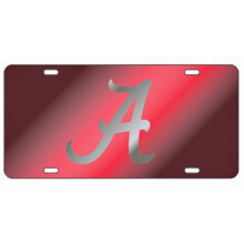 Alabama Crimson Tide """" A """" laserskåret nummerplade