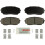 Bosch BOSCH BE1258H Blue Ceramic Disc Brake Pad Set With Hardware - Compatib 1