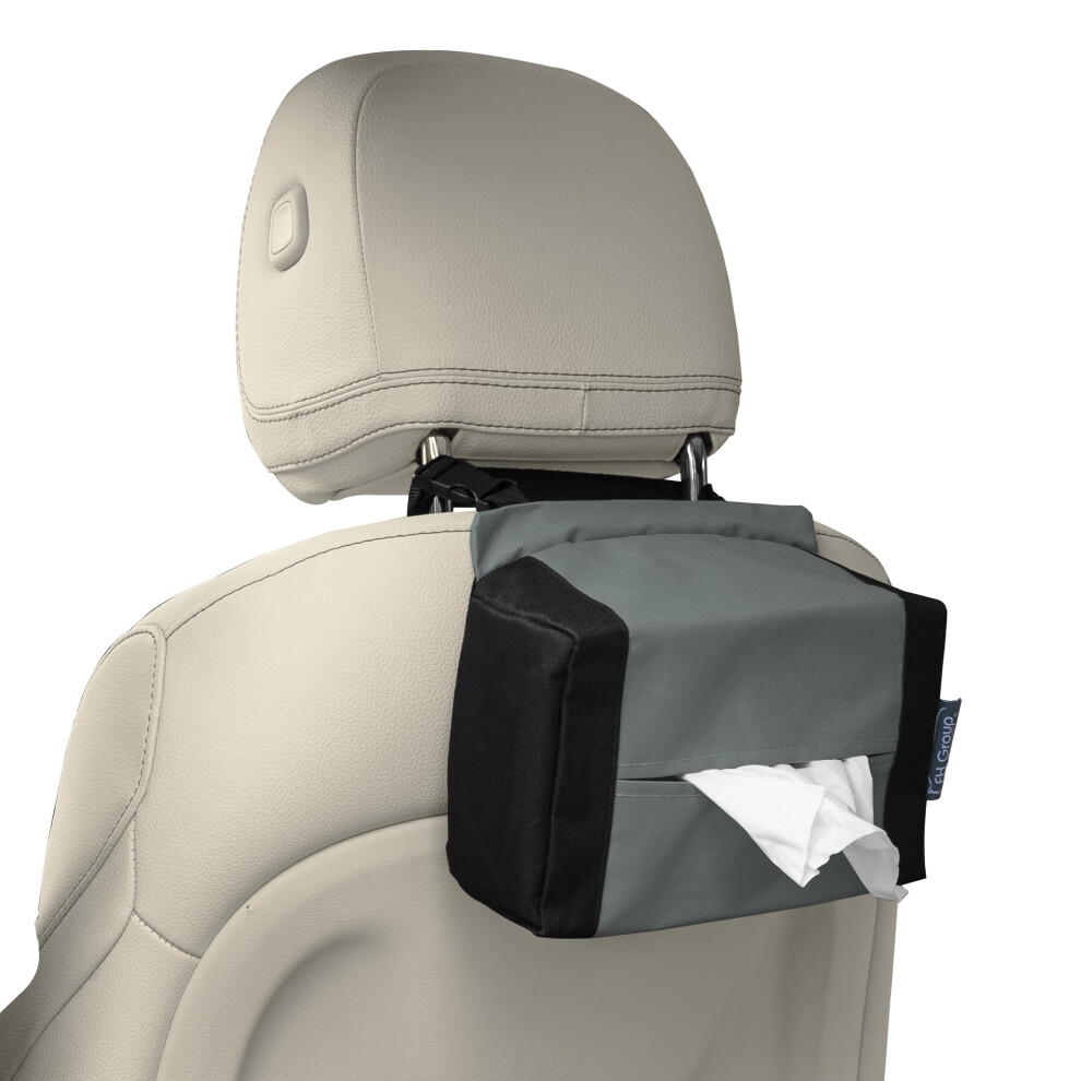 Fh Group E-Z Travel Napkin Tissue Dispenser Holder Fits Most Cars Suvs Trucks And Vans Gray 196342023224
