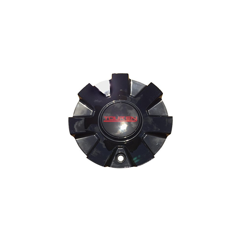Touren Wheels TR603260 Gloss Black Wheel Center Cap  Size 18/20  Red Logo-image-OPC-PFY5W6R-NEW
