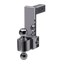 Fastway Flash 42-00-2800 E Series Adjustable Aluminum Ball Mount with 8 Inch Drop 2 Inch Shank and Chrome Plated Balls