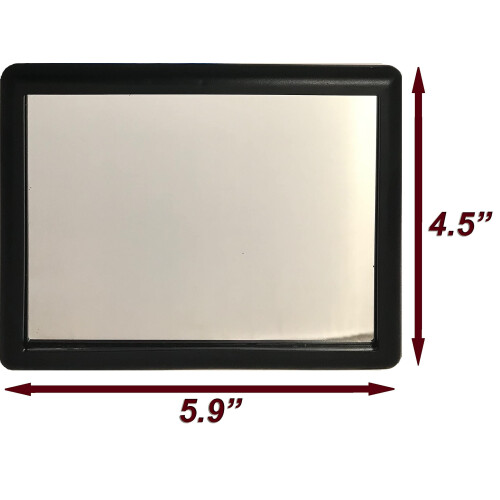 Black Visor Vanity Mirror Pack 2 db 1