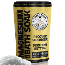 Coach Soak Recovery Bath Soak si assorbe più velocemente di Epsom Salt Bath Soak per il dolore Ringiovanente Post Workout Magnesium Flakes