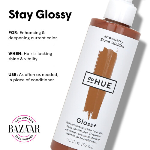 dpHUE Gloss+ Strawberry - 6,5 oz - Colore e balsamo semipermanente per capelli 1