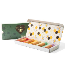 Balzm na rty Bee Bella Variety Pack Drkov sada Treen Grantov jablko Mango Vanilka Fazole Mta a levandule Vanilka 5 balen - Hydratacn hydrata