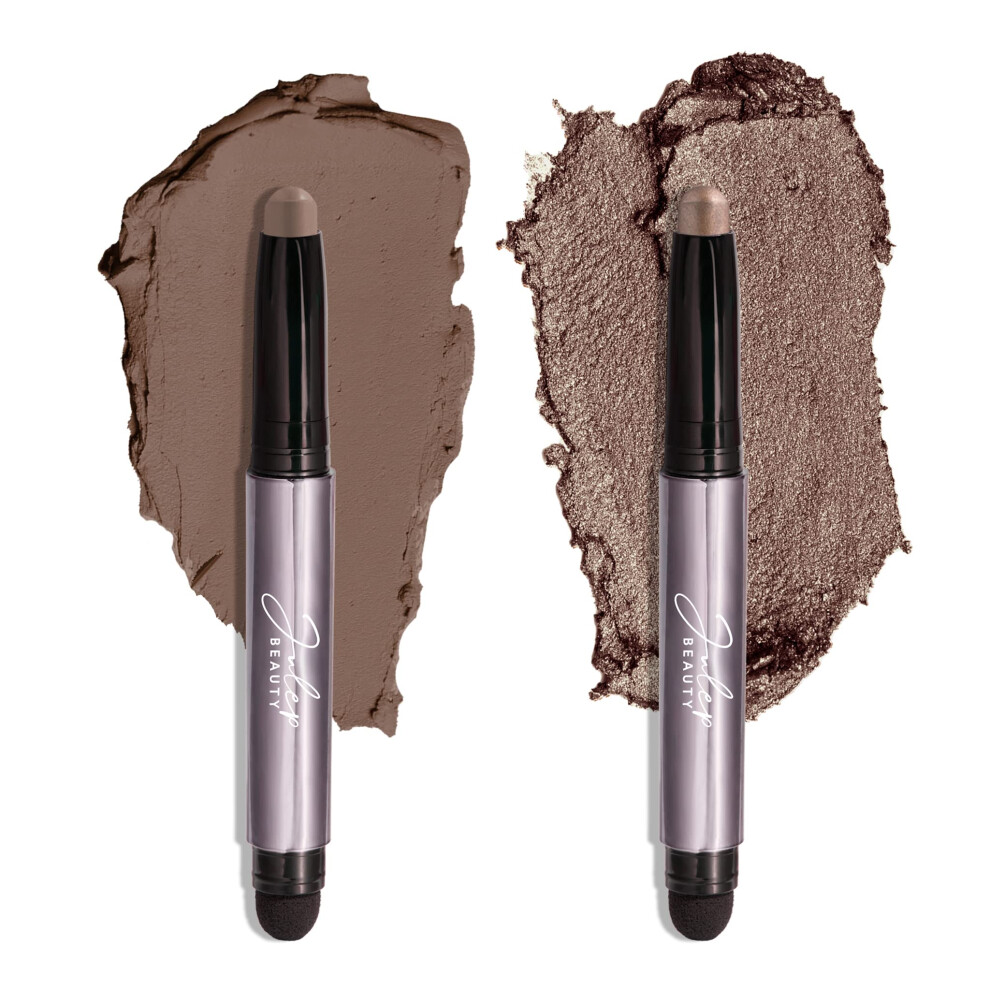 Julepe Julep Eyeshadow 101 Crame To Powder Waterproof Eyeshadow Stick Duo Ta