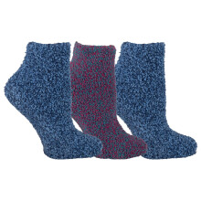 Dr. Scholl's Womens Low Cut Soothing Spa - Lavendel & Vitamine E geοnfuseerd 2 3 paar verpakkingen Bodemgrijpers Sok Blauw Roze/Blauw 4-10 US