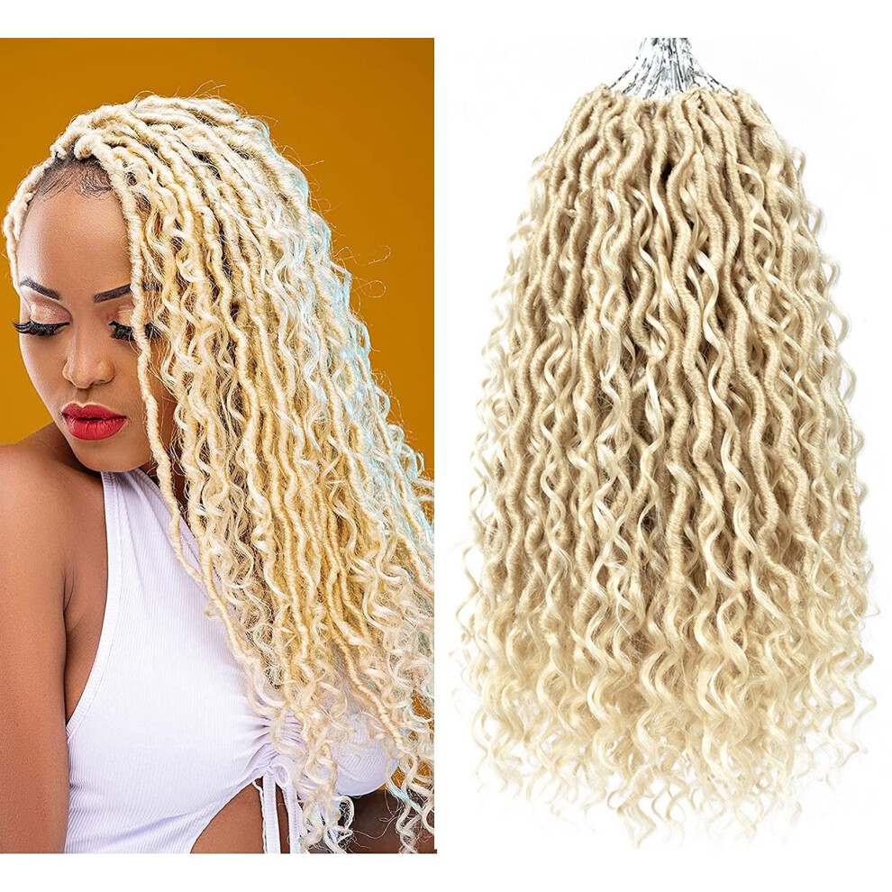 Aipin 6 Confezioni New Goddess Locs Crochet Hair 14 Pollici River Locs Wavy Cro