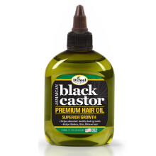 Aceite para el cabello premium de ricino negro jamaicano Difeel Superior Growth 7.1 oz.