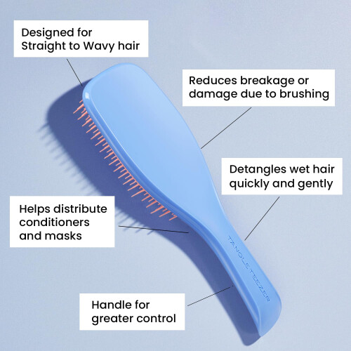 Tangle Teezer Tangle Teezer Η Απόλυτη Βούρτσα Αφαίρεσης Κόμπων για Όλους τους Τύπους Μαλλιών, Apricot Blaze 1