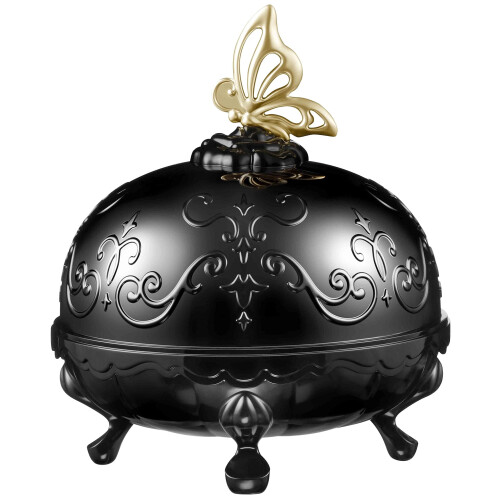 Anna Sui ANNA SUI Χαλαρή Πούδρα - Μόνο Θήκη, Μαύρη με Μοτίβο Πεταλούδας, Έρχεται με Μωβ Πούφο