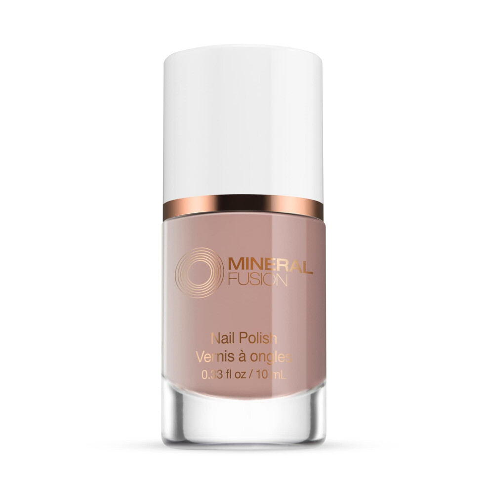 Mineral Fusion Nail Polish Pale Medium Pink Quick Flirty