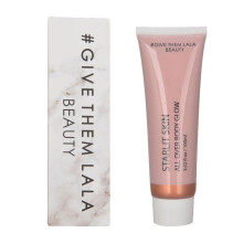 Dejte jim Lala Beauty Starlit Skin Body Glow Highlighting Moisturizer | Hladk krm bez mouh vytvr rozjasnen rozjasnen vzhled (Shooting Star)