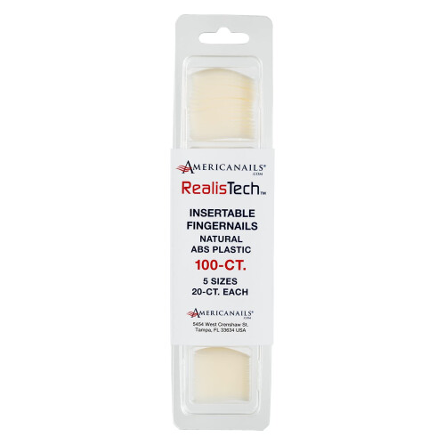 Americanails Realistech Practice Hand Insertable nagls 100ct 1