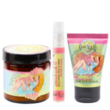 Barefoot Venus Coconut Kiss Bundle: Instant Hand Repair (3 oz), Mini Repair (1 oz), Argan Oil (0.27 oz)