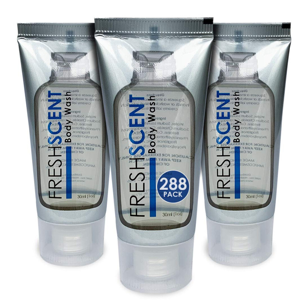 X-Ray Profumo Freshscent Body Wash 1Oz 288 Pack Hotel Travel Size, Bulk Amenities And Toiletries For Hospitality