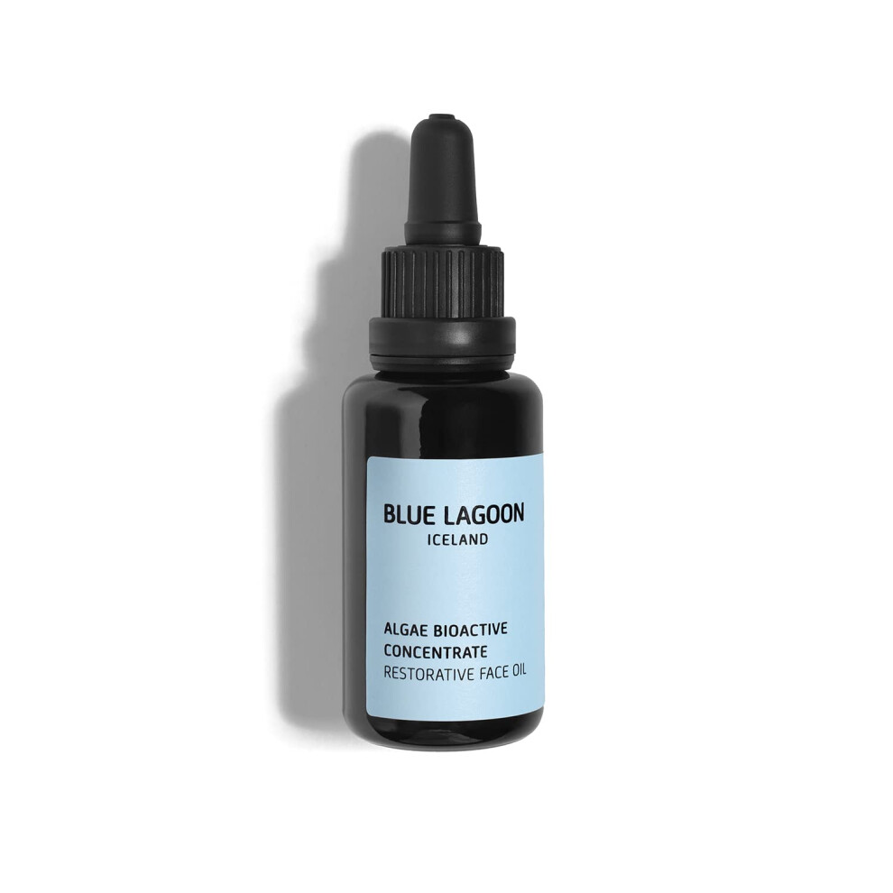 Belle-Azul Blue Lagoon - Algae Bioactive Concentrate Face Oil | Sustainable Bioactive Icelandic Skincare (1 Fl Oz | 30 Ml)