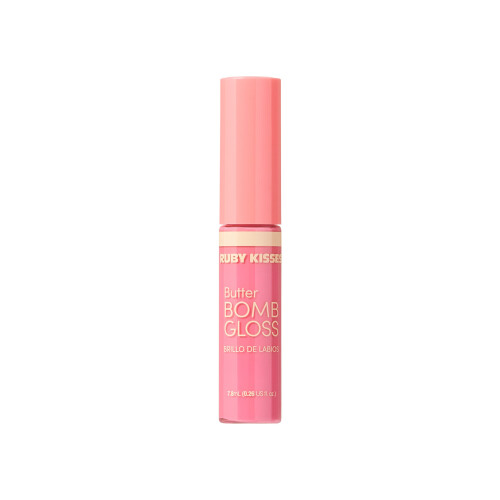 Ruby Kisses Lip Gloss Butter Bomb Gloss Μη Κολλώδης Φυσικό Nude Χρώμα - 7.8mL 2