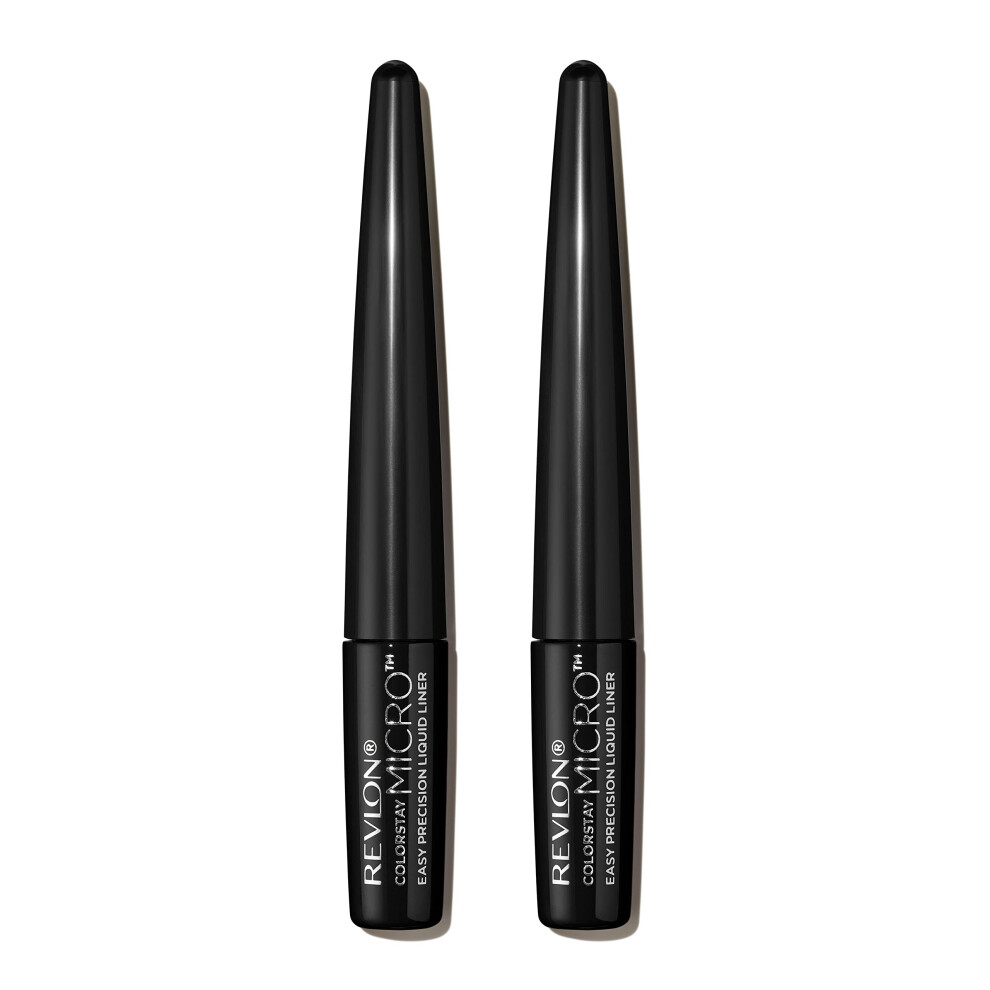 Photos - Eye / Eyebrow Pencil Revlon ColorStay Micro Easy Precision Liquid Liner 301 Blackout (Pack B0BHL1FML6