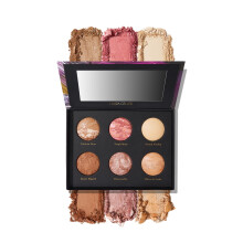 LAURA GELLER NEW YORK Cheek to Chic Tropical Glow Baked Face Palette | Includes 2 Blushes 2 Bronzers and 2 Radiant Highlighters