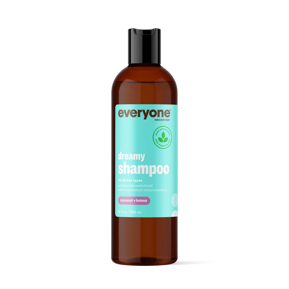 Ogni Ora Everyone Hair Care Dreamy Shampoo Coconut Lemon 12 Fl Oz Bottle Gentle Cleansing Moisturizing Hair Shampoo Sulfate Free