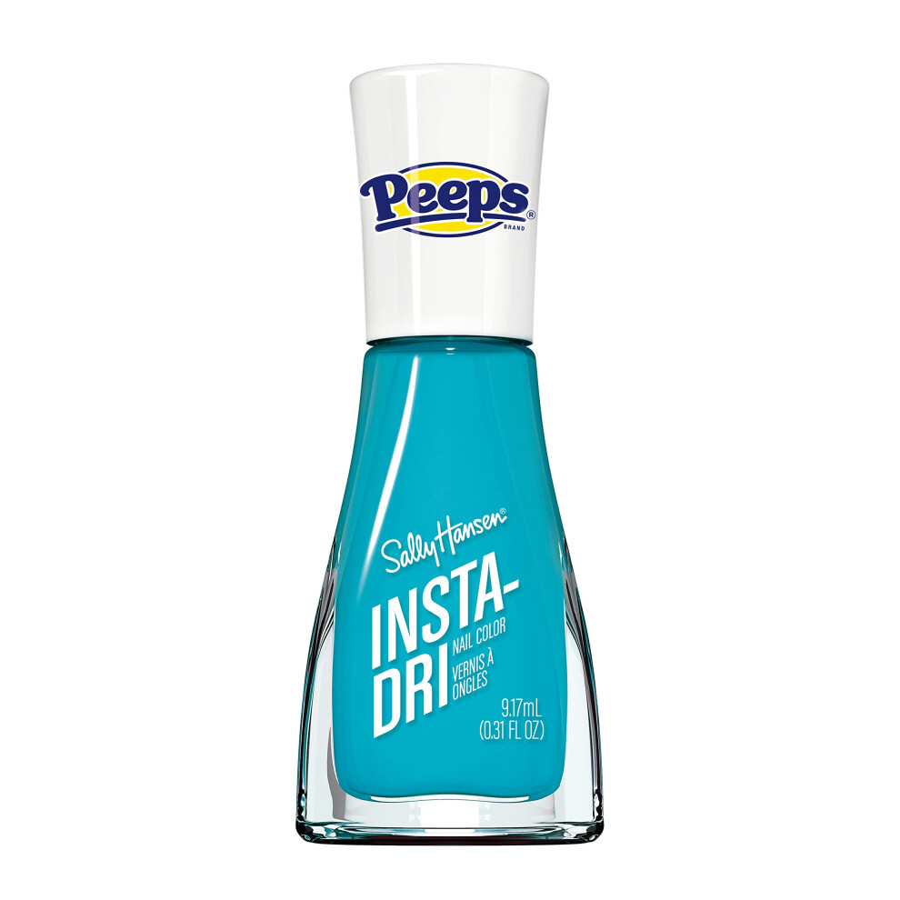 Sally Hansen Insta-Dri x PEEPS Nail Polish Collection - PEEPS Blue Chick, Sugary Texture, 0.31 fl oz.