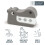Genuine Fred Bath Biters, Children's Bath Sponge, Hippo 2