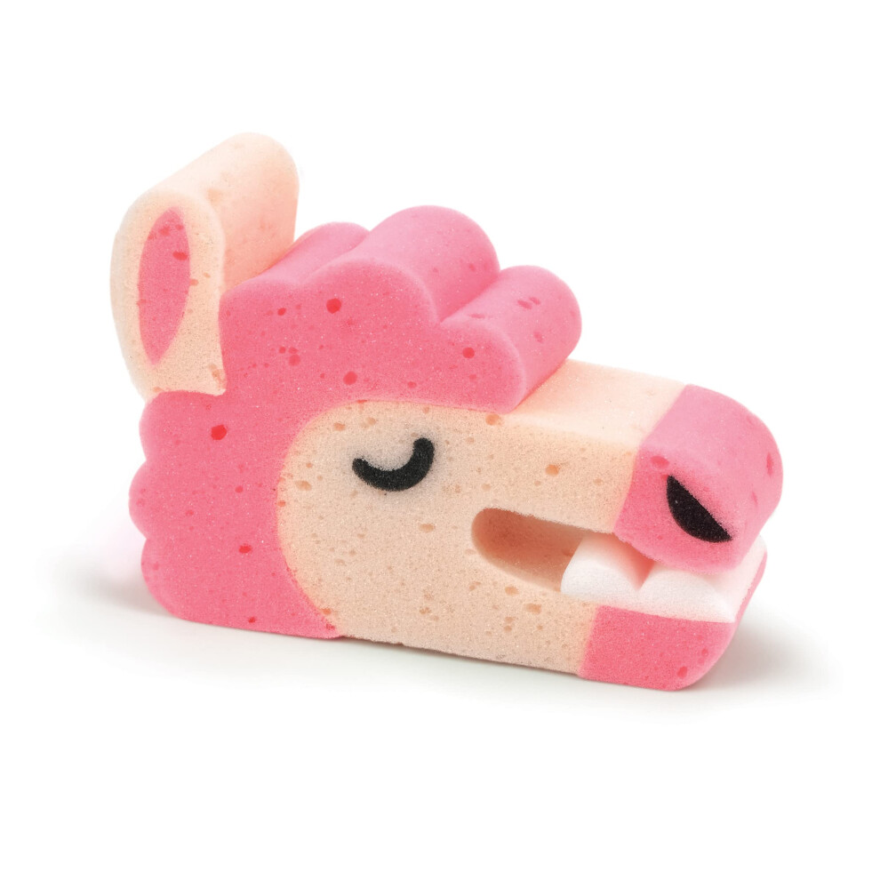 Éponge de bain pour enfants Fred Bath Biters authentique, motif lama