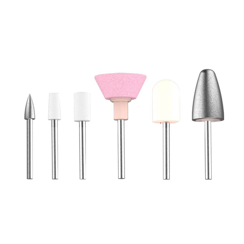 Gominyuf 6 Count Upgrade Nail File Replacement Head Refills Compatible With Finish Touch Flawless Salon Nail Kit