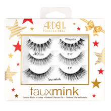 Das 3-teilige Weihnachtspaket von Ardell Faux Mink enthlt Faux Mink Wispies Faux Mink 817 und Faux Mink 811