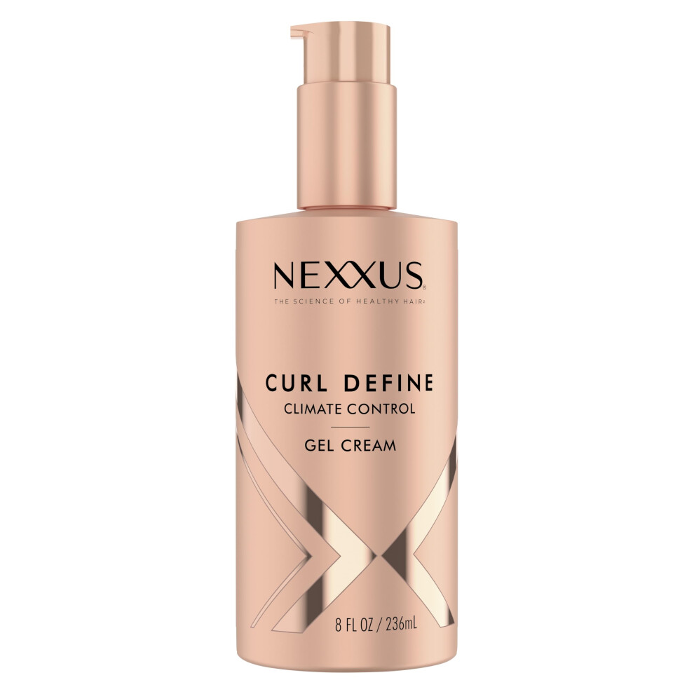 Nexxus Climate Control Gel Cream Curl Define for Cashmere Curls  with StyleProtect Technology 8 oz