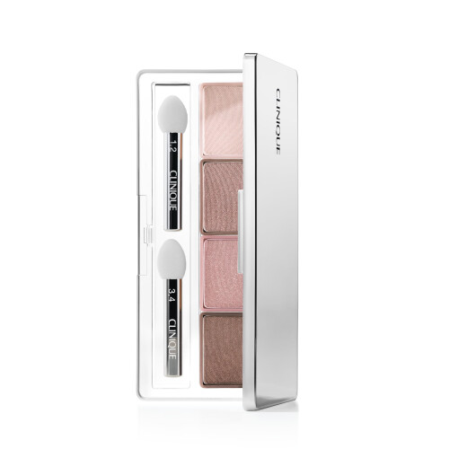 Clinique Clinique All About Shadow Quad | Long Lasting  Crease + Fade Resistant + Safe For Sensitive Eyes  Pink Chocolate