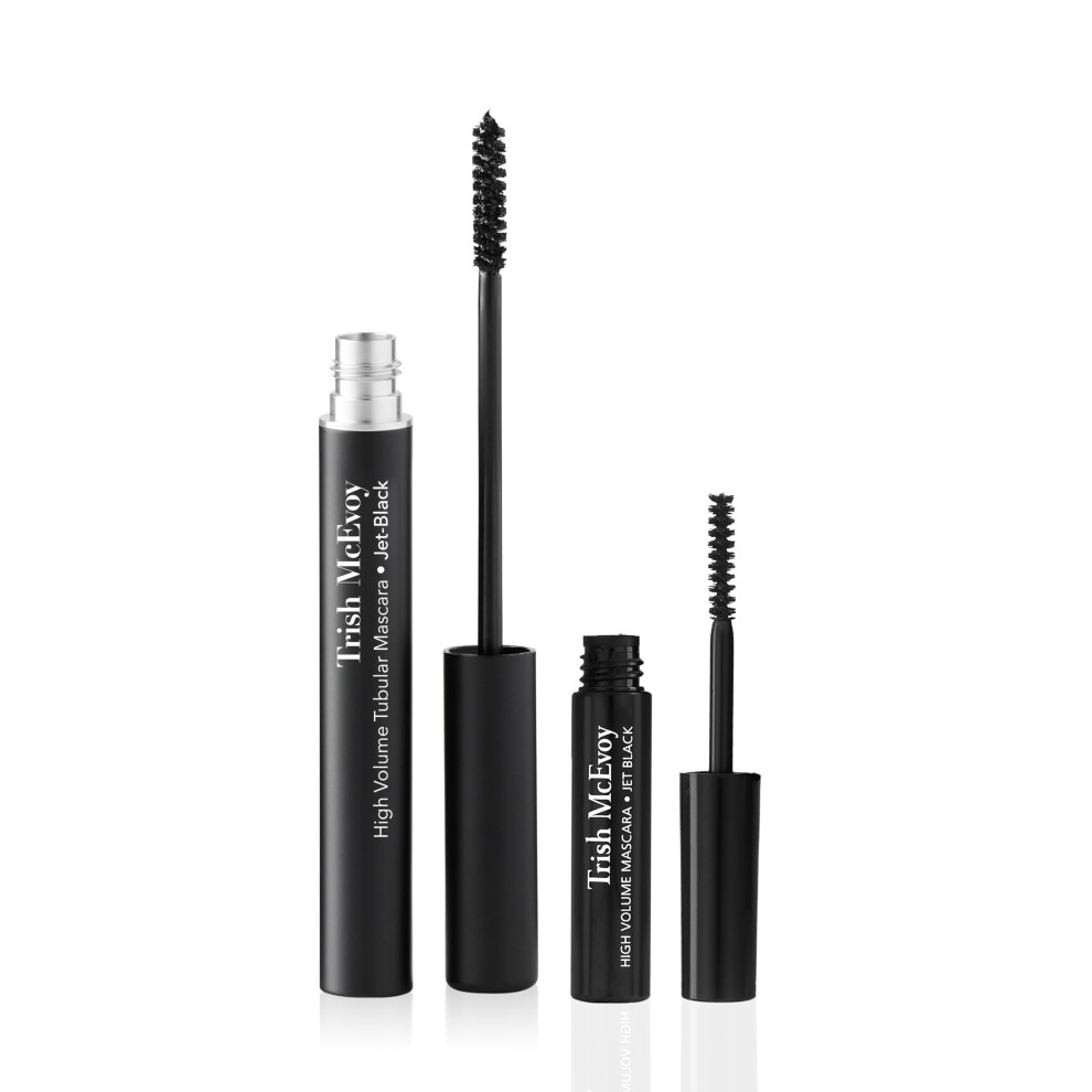 Trish Mcevoy High Volume Tubular Mascara Duo In Jet Black Includes Full And Travel Size Mascaras 2-Piece