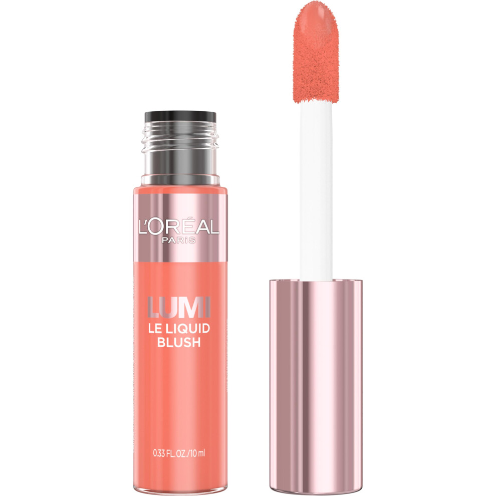 Continua Parigi Lor?Al Paris True Match Lumi Le Liquid Blush Intense Lightweight Blush Formula With Liquid Pigments Dewy Rich Coral 0.33 Fl Oz